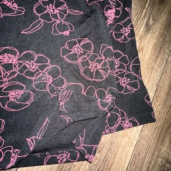 Liz Baker sleeveless knit floral top SZ XL - Picture 2 of 9